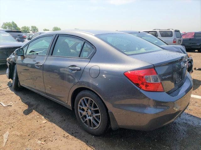 19XFB2F97CE041033 - 2012 HONDA CIVIC EXL GRAY photo 2