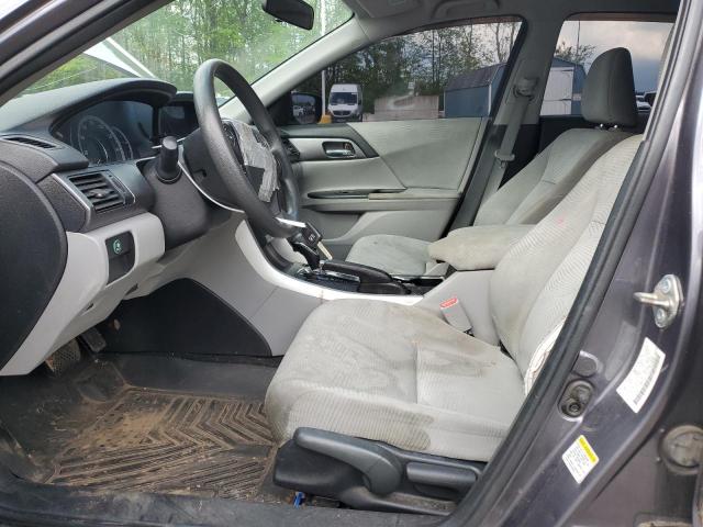 1HGCR2F30FA037005 - 2015 HONDA ACCORD LX GRAY photo 7