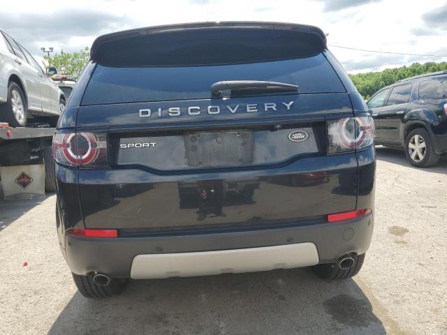 SALCR2BG3GH549625 - 2016 LAND ROVER DISCOVERY HSE BLACK photo 6