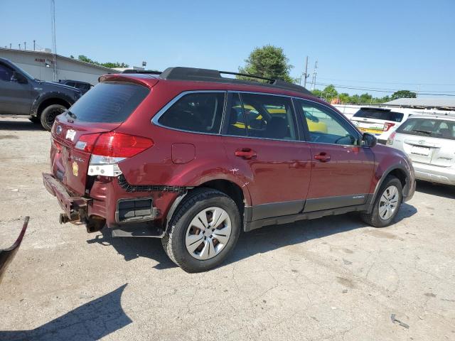 4S4BRCAC3D3293854 - 2013 SUBARU OUTBACK 2.5I RED photo 3