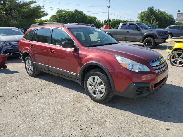 4S4BRCAC3D3293854 - 2013 SUBARU OUTBACK 2.5I RED photo 4