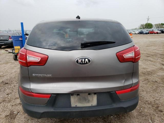 KNDPB3A22D7532440 - 2013 KIA SPORTAGE BASE SILVER photo 6