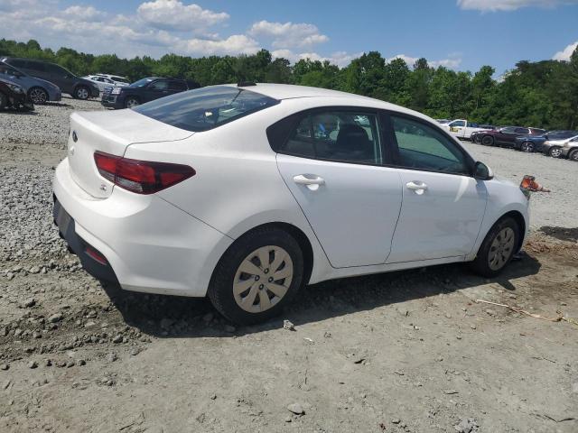 3KPA24AB9JE076797 - 2018 KIA RIO LX WHITE photo 3