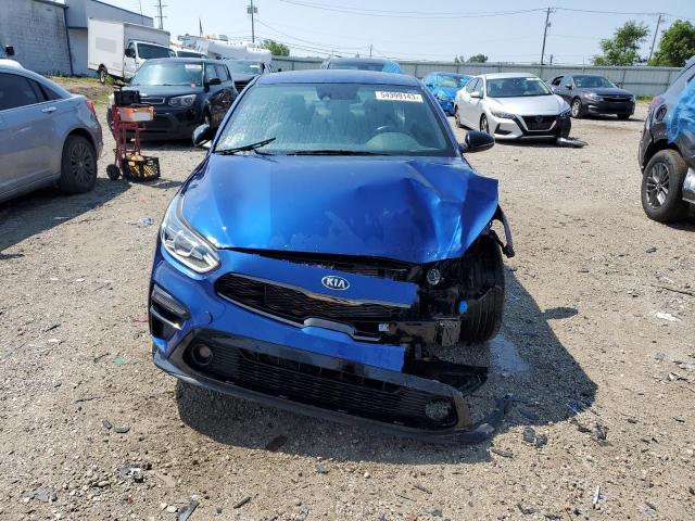 3KPF44AC0ME390755 - 2021 KIA FORTE GT BLUE photo 5