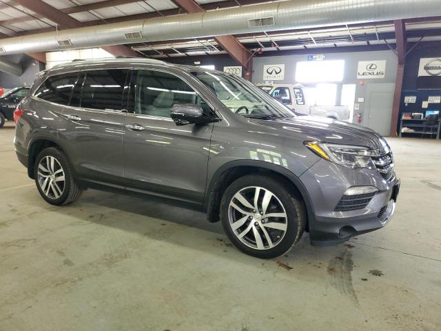 5FNYF6H98HB085495 - 2017 HONDA PILOT TOURING GRAY photo 4