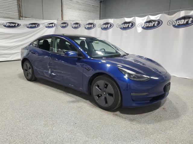 5YJ3E1EA4PF449974 - 2023 TESLA MODEL 3 BLUE photo 4