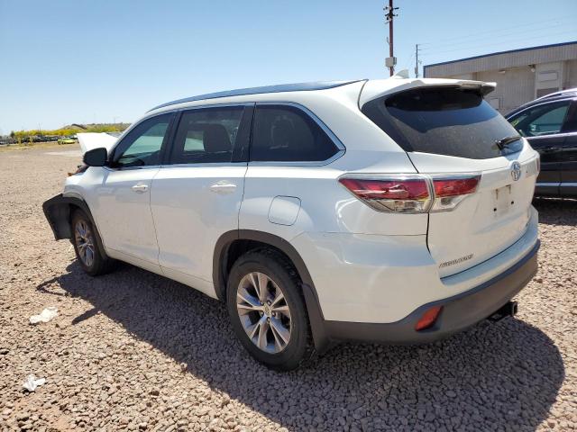 5TDJKRFHXFS214371 - 2015 TOYOTA HIGHLANDER XLE 白色 照片 2