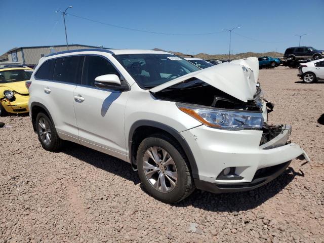 5TDJKRFHXFS214371 - 2015 TOYOTA HIGHLANDER XLE 白色 照片 4
