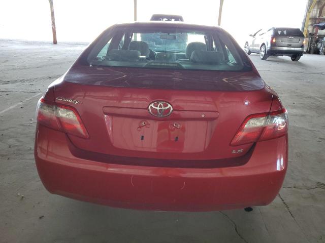 4T1BE46K47U031907 - 2007 TOYOTA CAMRY CE RED photo 6