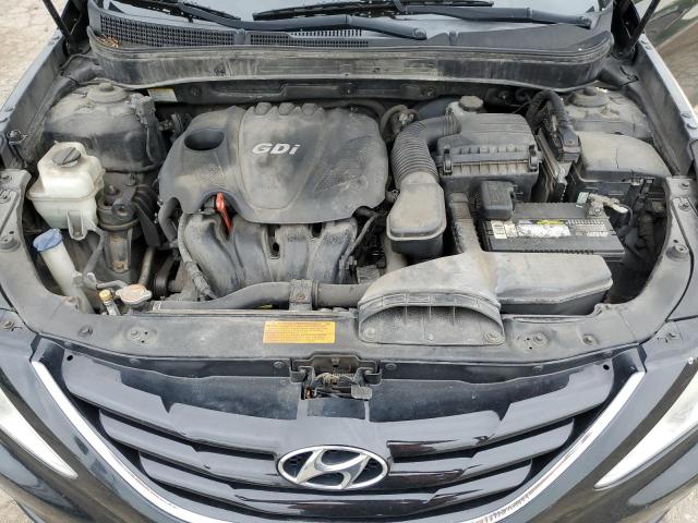 5NPEB4AC3CH463452 - 2012 HYUNDAI SONATA GLS BLACK photo 11