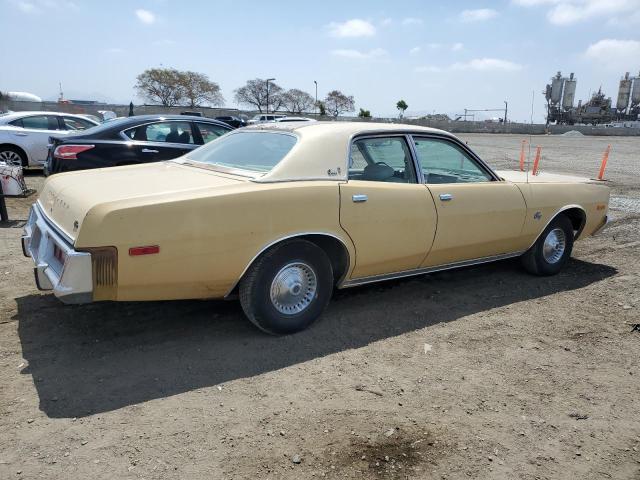 RH41G5A172563 - 1975 PLYMOUTH FURY YELLOW photo 3