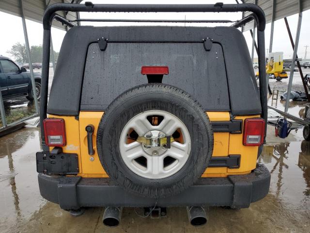 1C4AJWAG6CL247929 - 2012 JEEP WRANGLER SPORT ORANGE photo 6