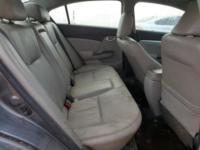 19XFB2F96DE048220 - 2013 HONDA CIVIC EXL ნაცრისფერი ფოტო 10