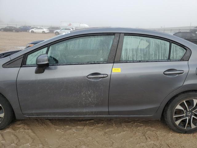 19XFB2F96DE048220 - 2013 HONDA CIVIC EXL ნაცრისფერი ფოტო 12