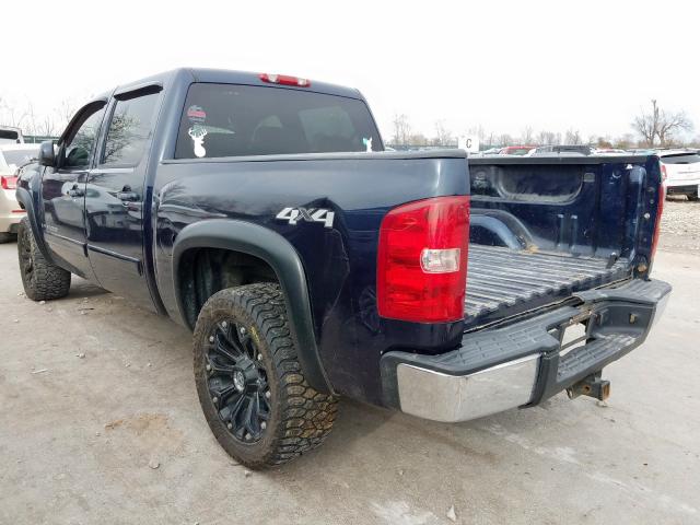 2GCEK13M071575329 - 2007 CHEVROLET SILVERADO K1500 CREW CAB BLUE photo 10