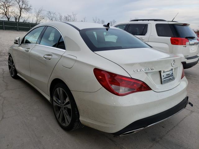 WDDSJ4EB1JN556819 - 2018 MERCEDES-BENZ CLA 250 WHITE photo 3