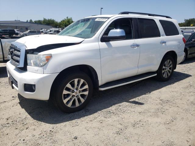 5TDJY5G12FS124270 - 2015 TOYOTA SEQUOIA LIMITED WHITE photo 1