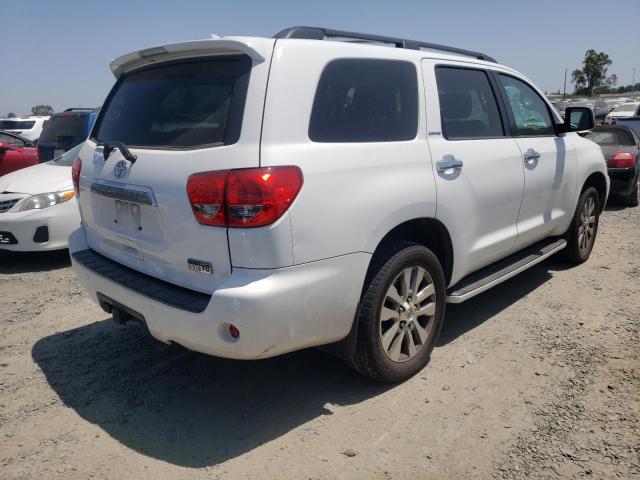 5TDJY5G12FS124270 - 2015 TOYOTA SEQUOIA LIMITED WHITE photo 3