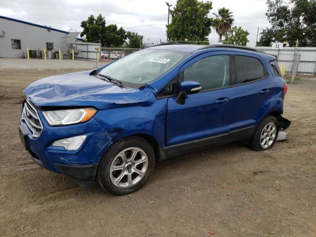 MAJ6P1UL4JC162736 - 2018 FORD ECOSPORT SE Niebieski zdjęcie 1