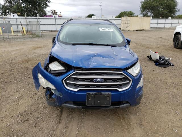 MAJ6P1UL4JC162736 - 2018 FORD ECOSPORT SE Niebieski zdjęcie 5