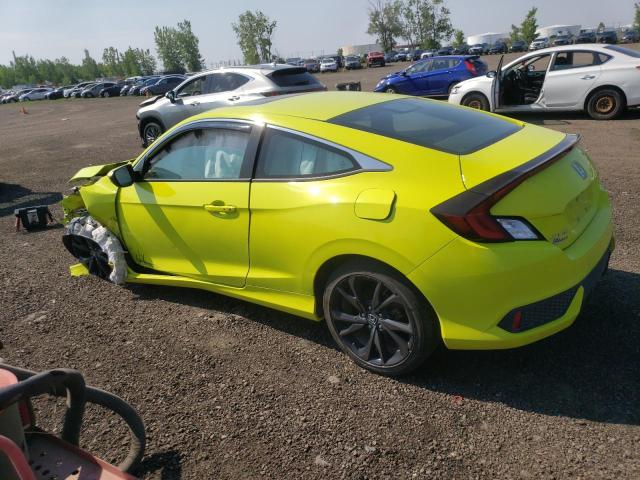 2HGFC4A81KH400291 - 2019 HONDA CIVIC SPORT 黄色 照片 2