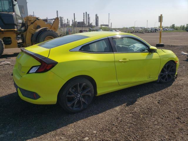 2HGFC4A81KH400291 - 2019 HONDA CIVIC SPORT 黄色 照片 3