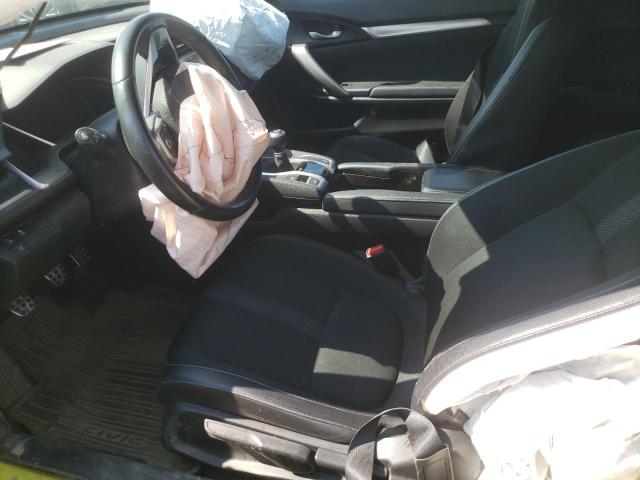 2HGFC4A81KH400291 - 2019 HONDA CIVIC SPORT 黄色 照片 7