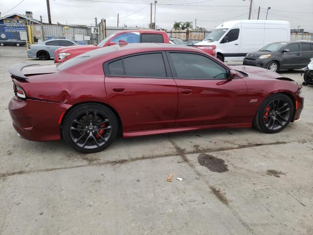 2C3CDXGJ7MH655867 - 2021 DODGE CHARGER SCAT PACK BURGUNDY photo 3