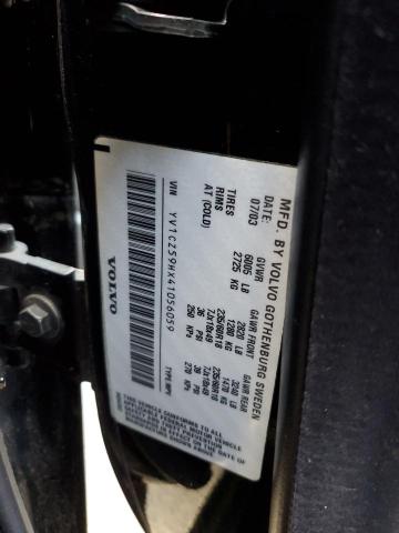 YV1CZ59HX41056059 - 2004 VOLVO XC90 BLACK photo 14