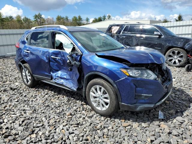 5N1AT2MV6HC836804 - 2017 NISSAN ROGUE SV BLUE photo 4