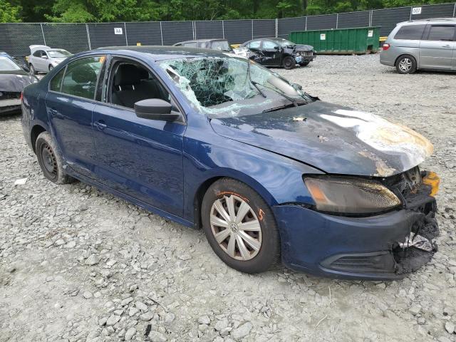 3VW2K7AJ8DM204080 - 2013 VOLKSWAGEN JETTA BASE BLUE photo 4