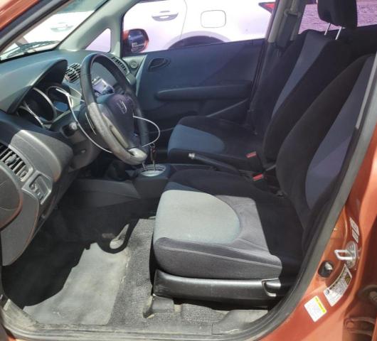 JHMGD38617S021076 - 2007 HONDA FIT S ORANGE photo 7