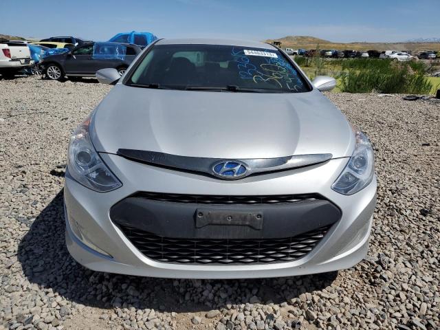 KMHEC4A43FA133615 - 2015 HYUNDAI SONATA HYBRID SILVER photo 5