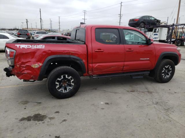 3TMCZ5AN1PM570820 - 2023 TOYOTA TACOMA DOUBLE CAB RED photo 3