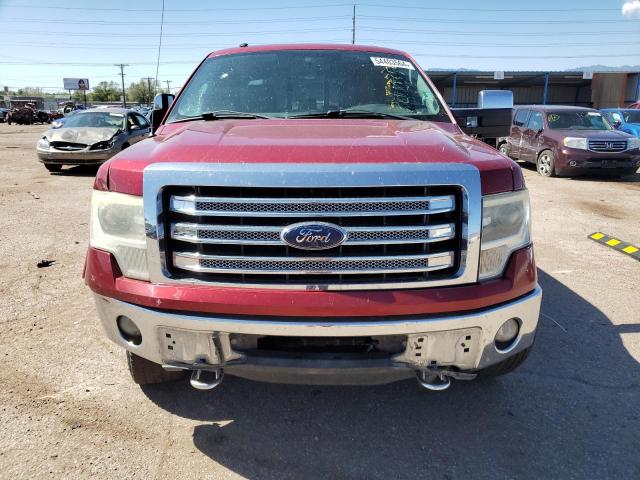 1FTFW1ETXDFA61148 - 2013 FORD F150 SUPERCREW RED photo 5