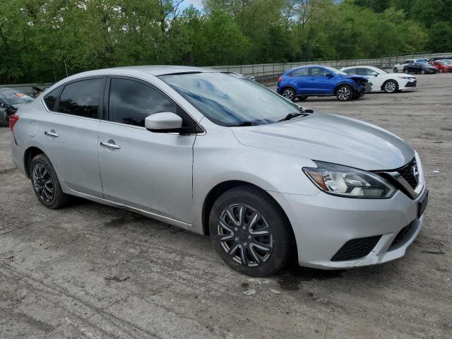 3N1AB7AP7HY332265 - 2017 NISSAN SENTRA S SILVER photo 4