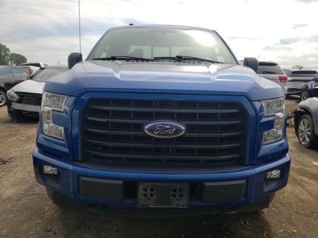 1FTEW1EP2HFB75648 - 2017 FORD F150 SUPERCREW BLUE photo 5