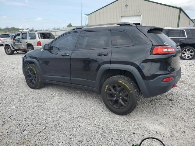 1C4PJMBB8GW203534 - 2016 JEEP CHEROKEE TRAILHAWK BLACK photo 2