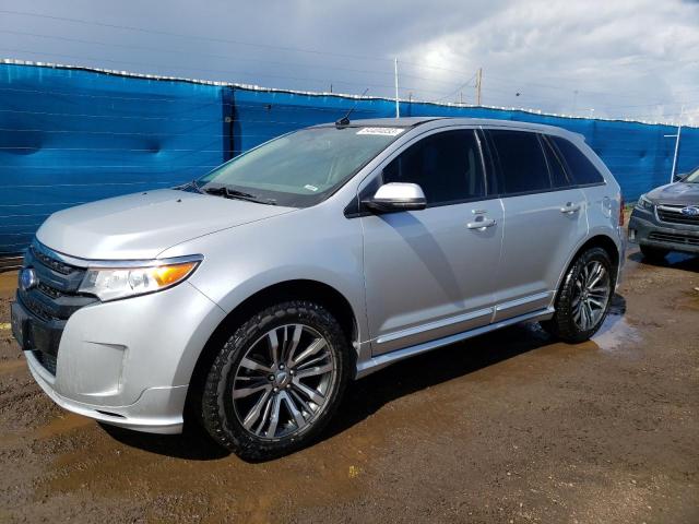 2FMDK4AKXCBA81476 - 2012 FORD EDGE SPORT SILVER photo 1