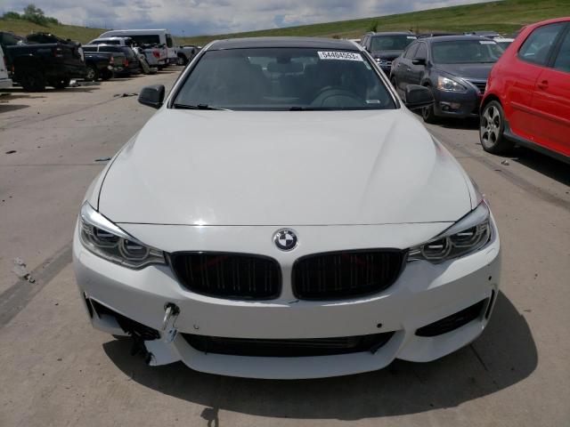 WBA3N5C50EF716630 - 2014 BMW 428 XI WHITE photo 5