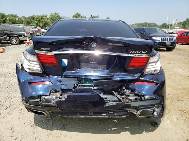 WBAYF8C5XFD654168 - 2015 BMW 750LI XDRI LXI BLUE photo 6