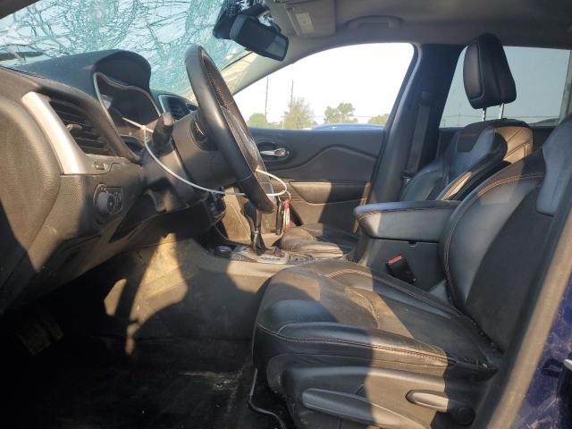 1C4PJMBS3FW785704 - 2015 JEEP CHEROKEE TRAILHAWK BLUE photo 7