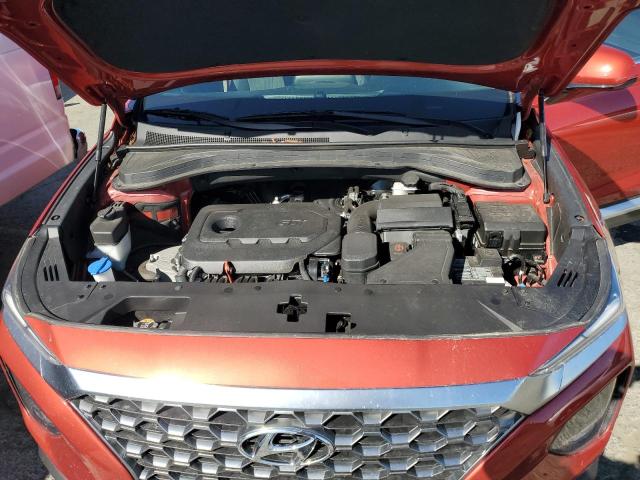 5NMS33AD9LH214010 - 2020 HYUNDAI SANTA FE SEL ORANGE photo 12