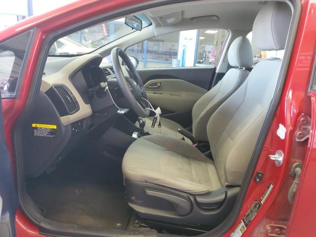 KNADM4A30H6015514 - 2017 KIA RIO LX RED photo 7