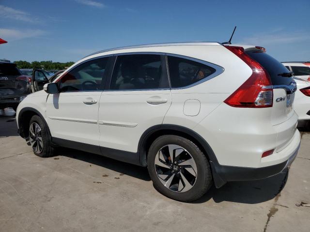 5J6RM4H93FL123671 - 2015 HONDA CR-V TOURING WHITE photo 2