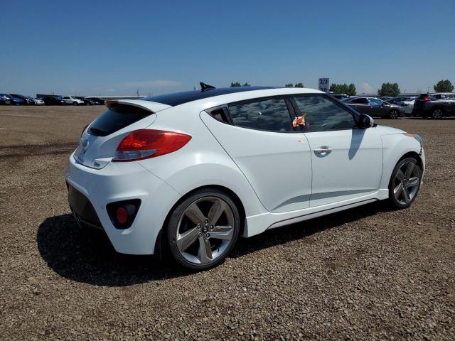 KMHTC6AE4DU090345 - 2013 HYUNDAI VELOSTER TURBO WHITE photo 3