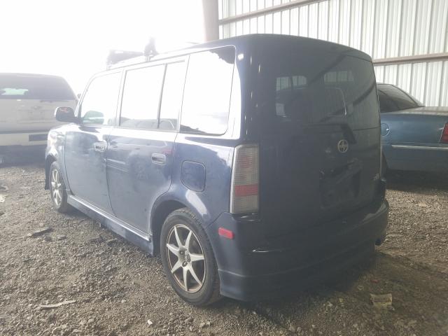 JTLKT324664071842 - 2006 TOYOTA SCION XB Mavi fotoğraf 3