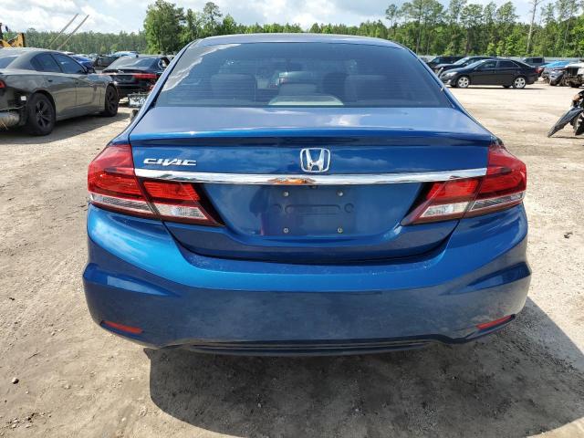 19XFB2F5XDE097501 - 2013 HONDA CIVIC LX BLUE photo 6