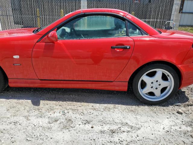 WDBKK47F0YF149472 - 2000 MERCEDES-BENZ SLK 230 KOMPRESSOR RED photo 12