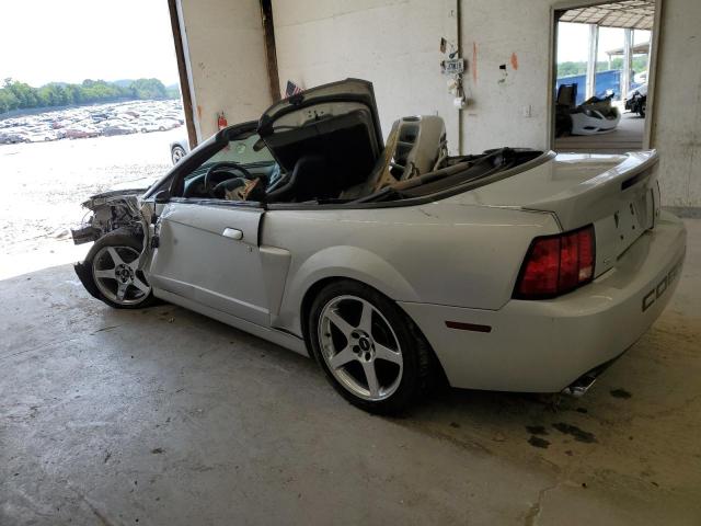 1FAFP49Y84F103200 - 2004 FORD MUSTANG COBRA SVT SILVER photo 2